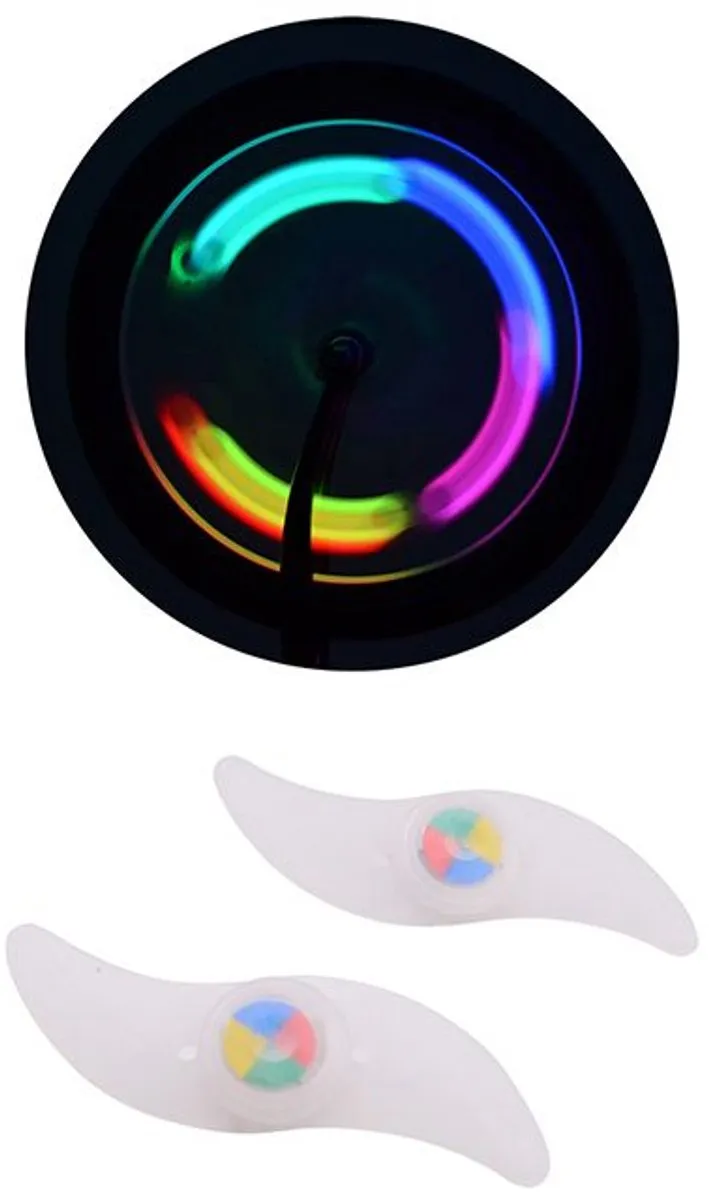 Johntoy Spaakverlichting - 2 Stuks 12cm - Multicolor