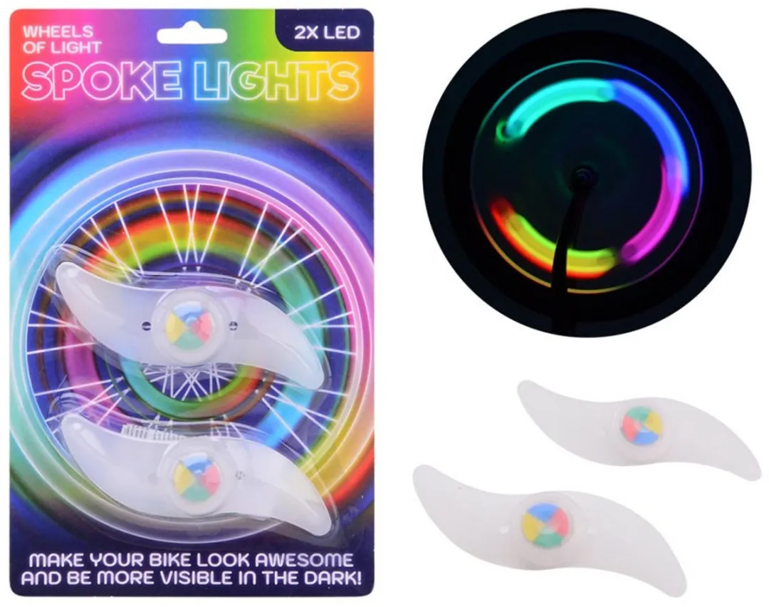 Johntoy Spaakverlichting - 2 Stuks 12cm - Multicolor