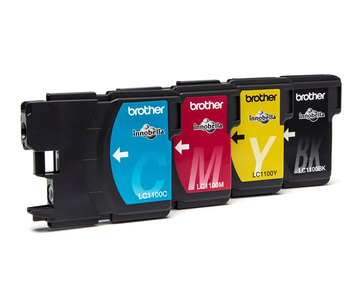 Brother LC-1100VALBP Inktcartridge - Cyaan/Magenta/Geel/Zwart - 90ml