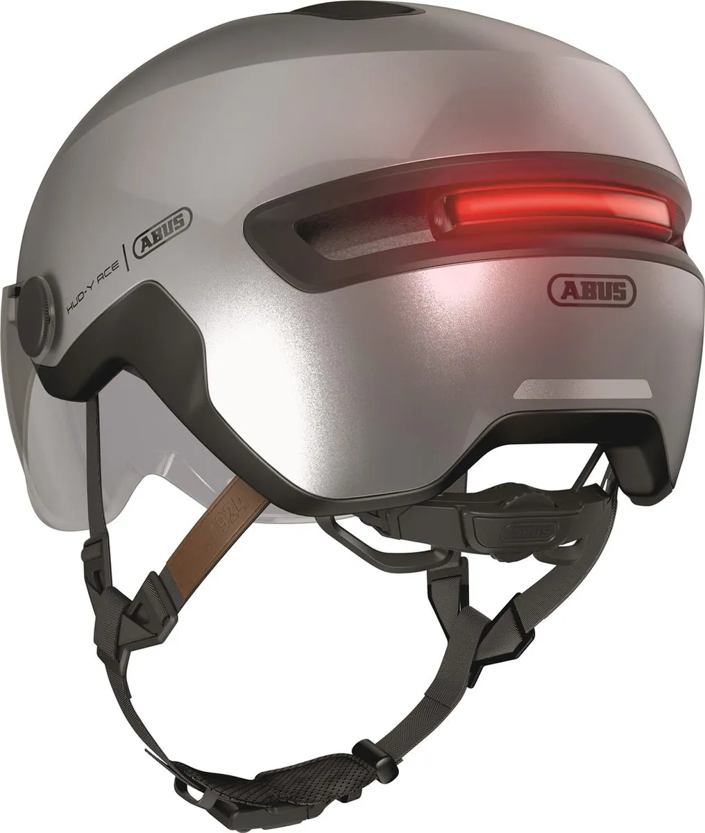 ABUS Helm Hud-Y ACE Gleamsilver M 54-58cm