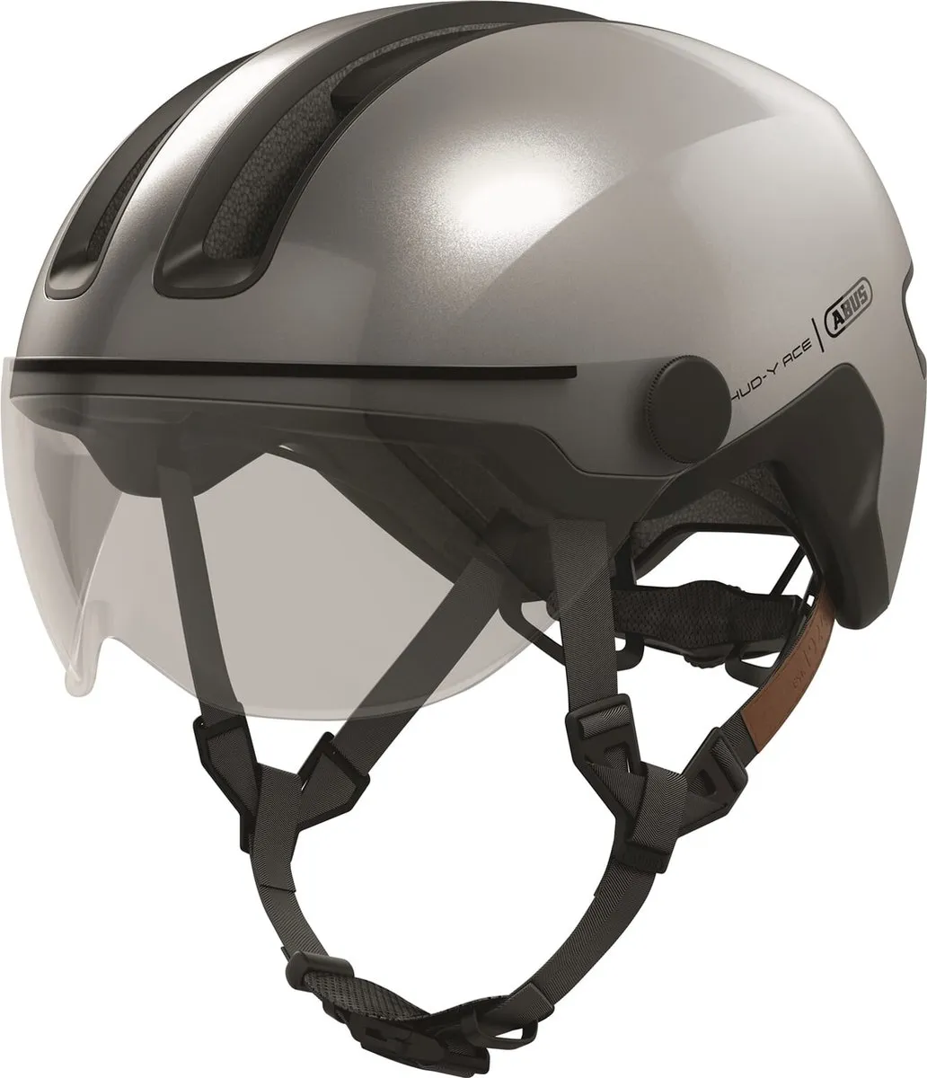 ABUS Helm Hud-Y ACE Gleamsilver M 54-58cm