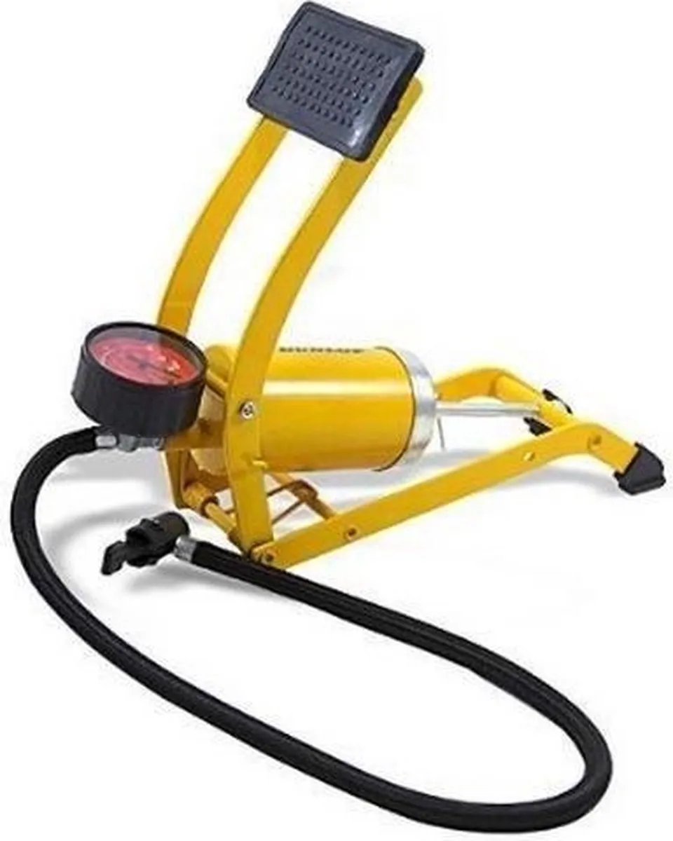 Dunlop Universele Voetpomp met Manometer