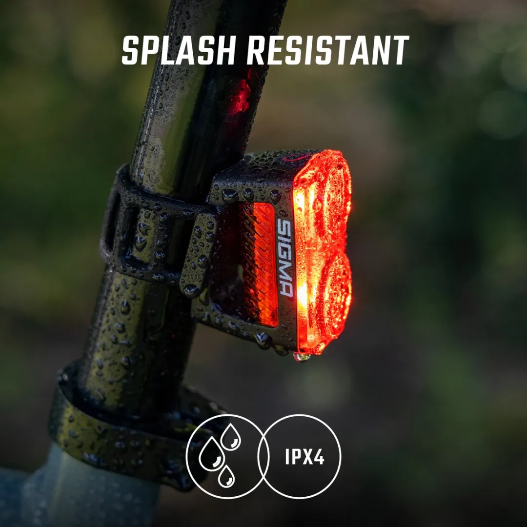 Sigma BUSTER RL 150 Fiets Achterlicht - 150 Lumen - Zwart