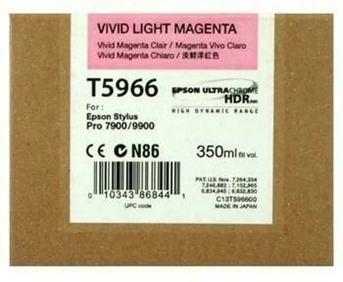 Epson T596600 Vivid Light Magenta Inktpatroon 350ml