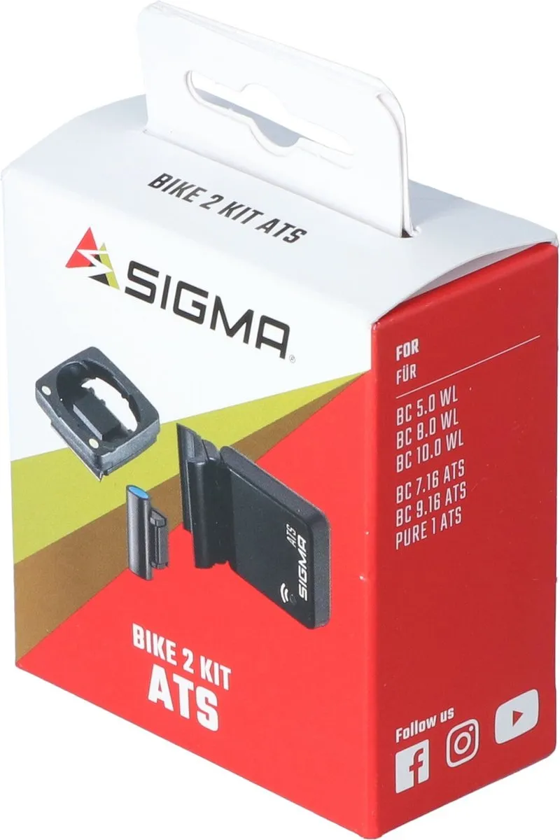 Sigma ATS 00543 Snelheidszenderset - Zwart