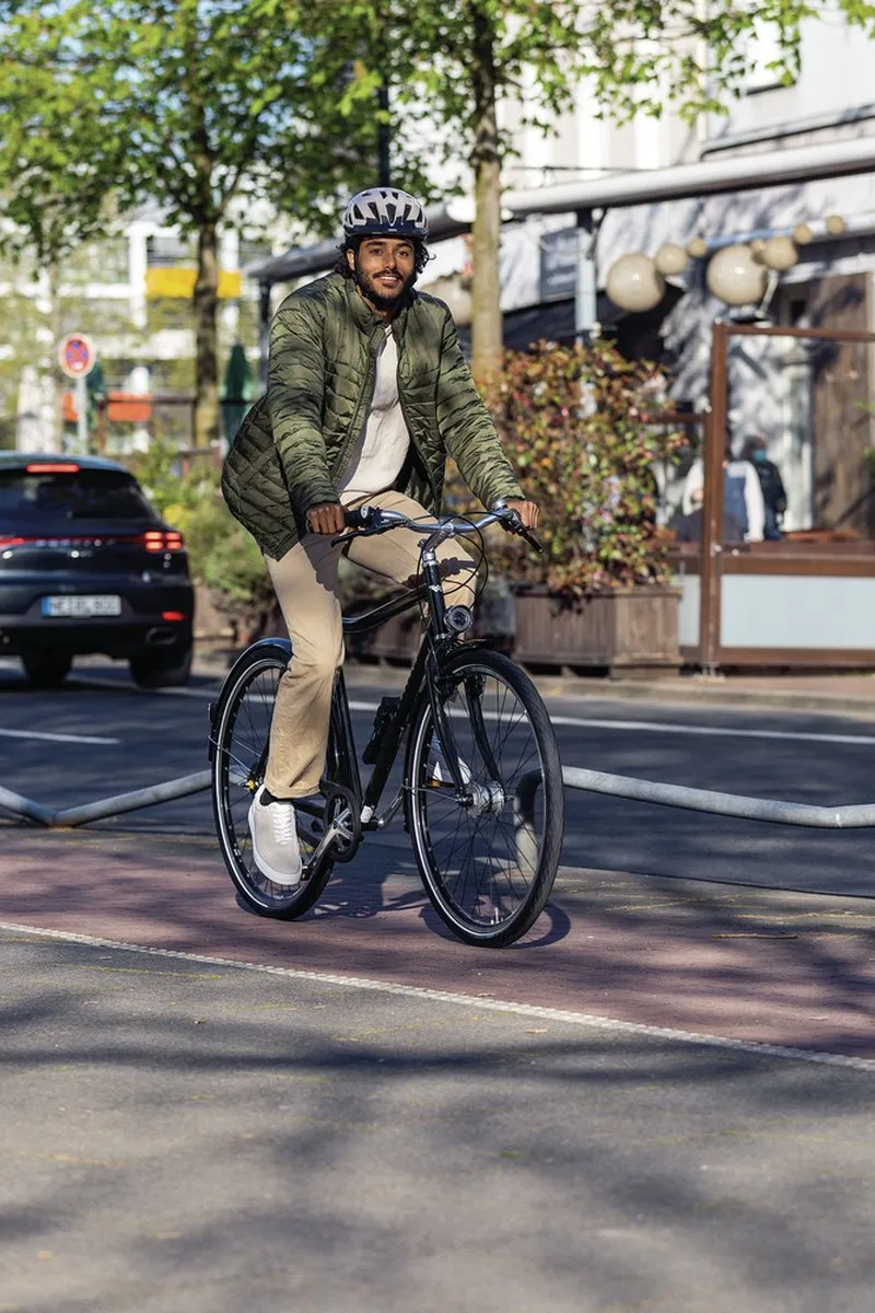 ABUS Urban-I 3.0 Fietshelm L - 56-61cm - Wit - afbeelding 6 van 6