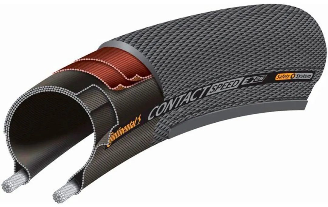Continental Contact Speed 28x1 3/8x1 5/8 (37-622) Buitenband - Zwart