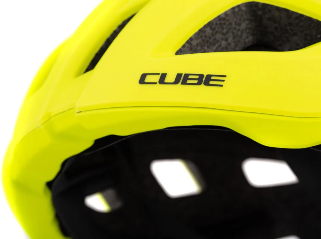Cube Road Race Helm - 24 Ventilatiegaten - 58-62cm - Geel