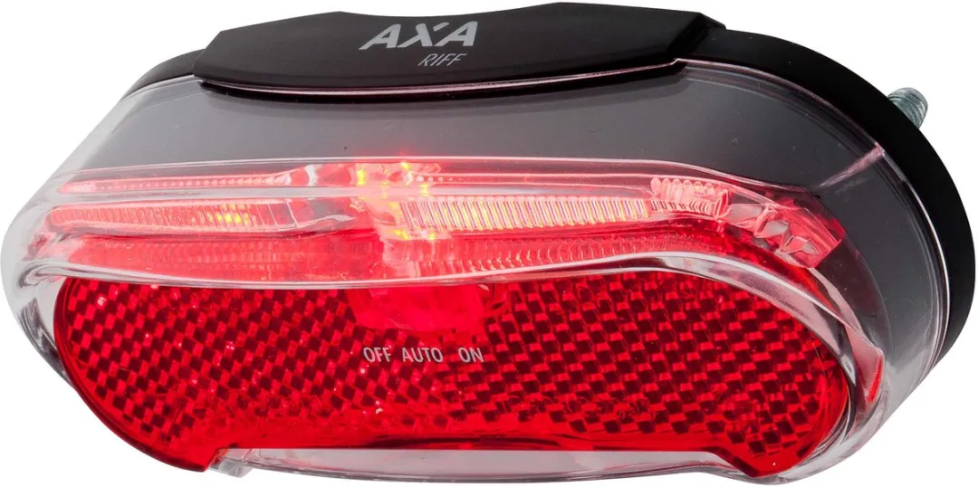 AXA Riff Fietslampje Achterlicht - Rood - 50-80mm