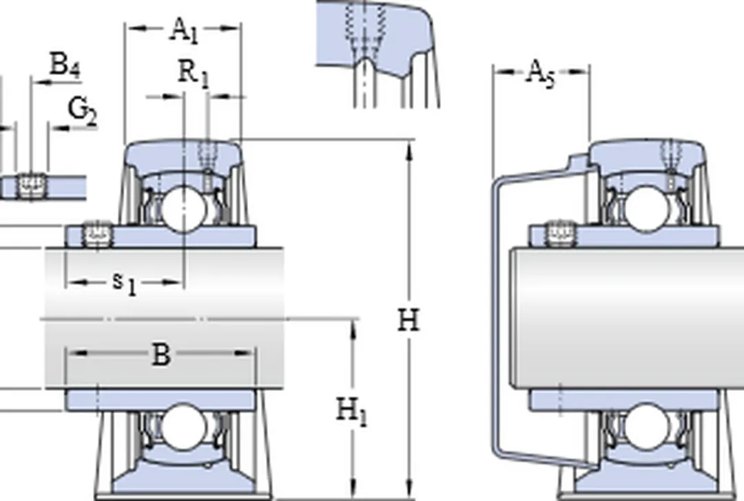 SKF Kussenlagerblok SY 35 TF - Gietijzer