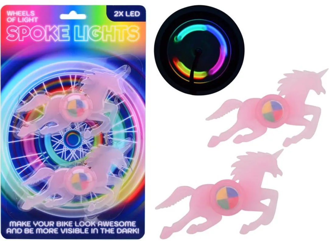 Johntoy Unicorn Led Spaakverlichting - 2 Stuks - Multicolor
