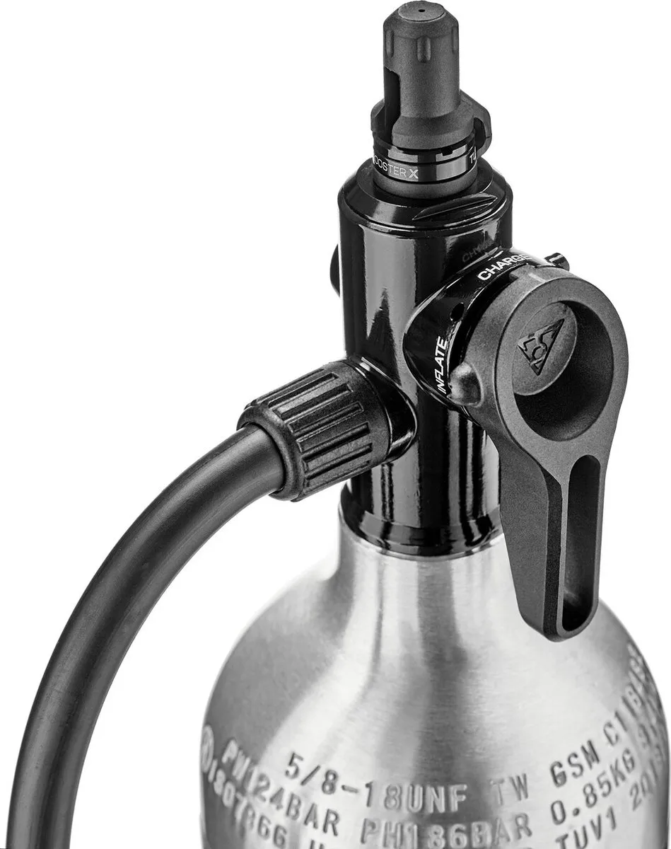 Topeak TubiBooster X Fietspomp - Tubeless - Auto/Presta - 985g