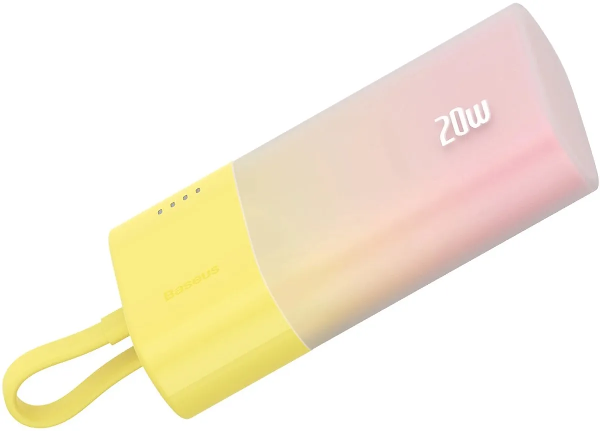 Baseus Powerbank IJskolletje 5200mAh 20W - Smartwatch - Transparent - afbeelding 5 van 6