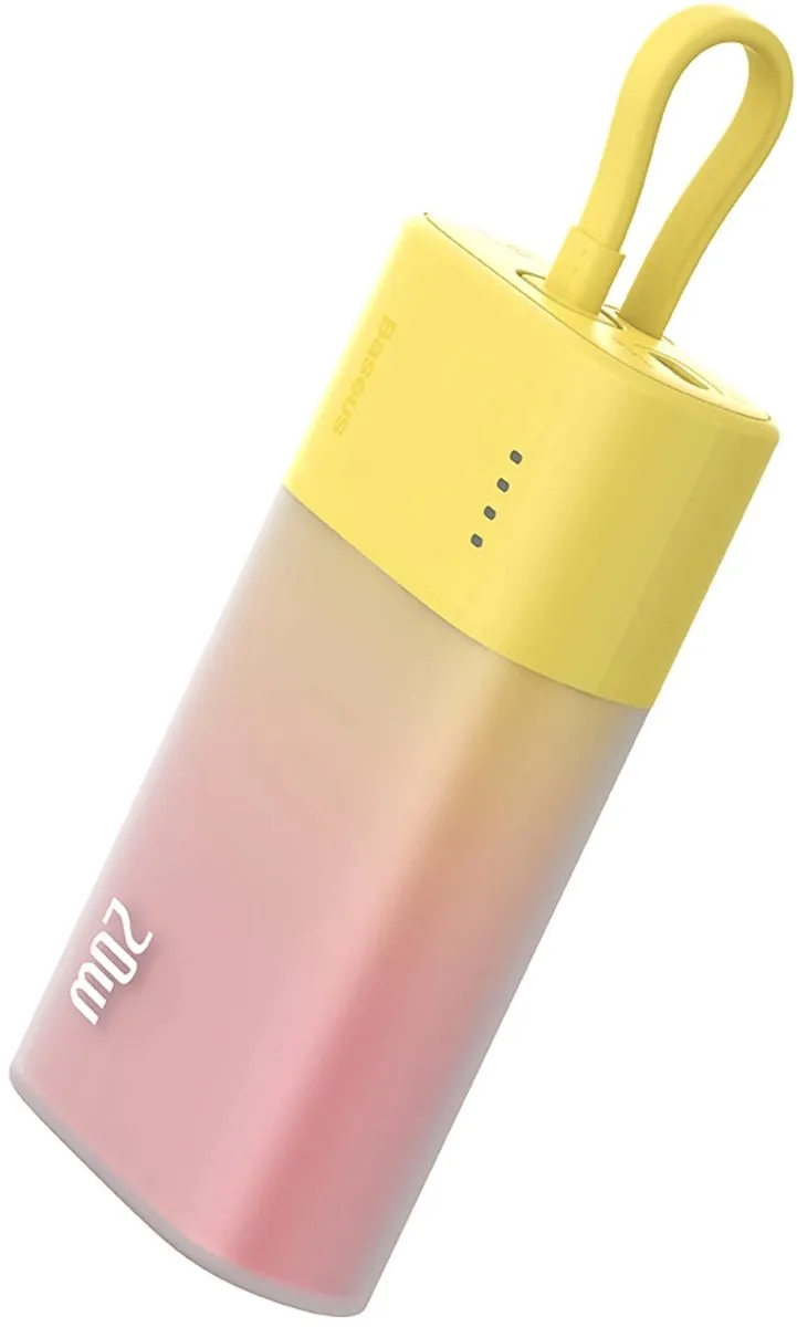 Baseus Powerbank IJskolletje 5200mAh 20W - Smartwatch - Transparent - afbeelding 6 van 6