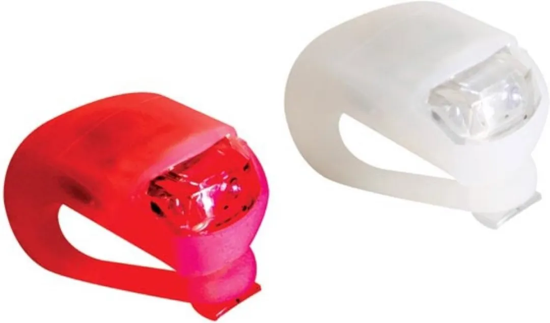 Perel Fietslichtset Voor Achter LED Wit Rood