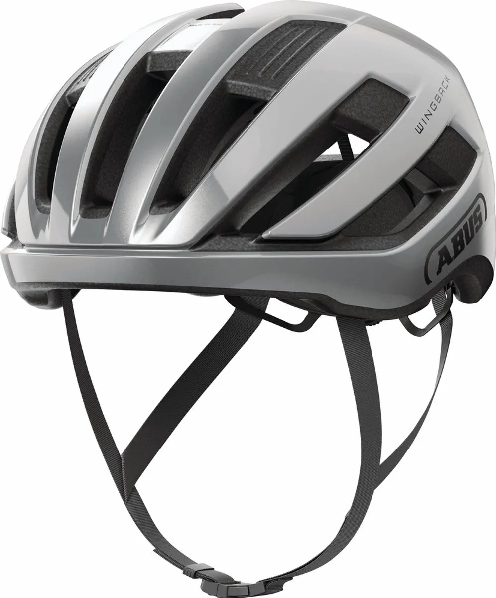 ABUS Wingback Gleam Silver Fietshelm - L 57-61cm