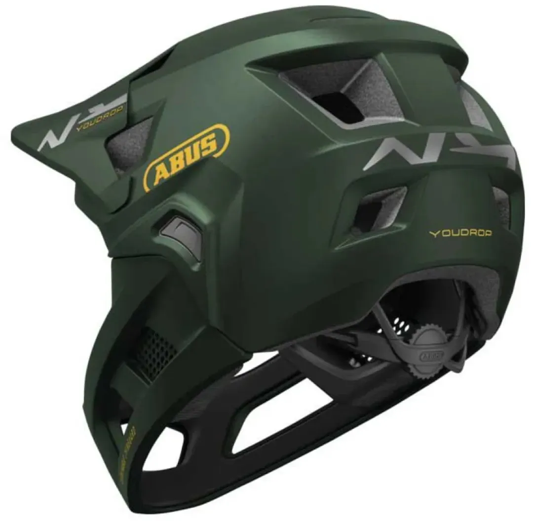 ABUS YouDrop FF MTB-helm - Maat S - Groen - afbeelding 2 van 5