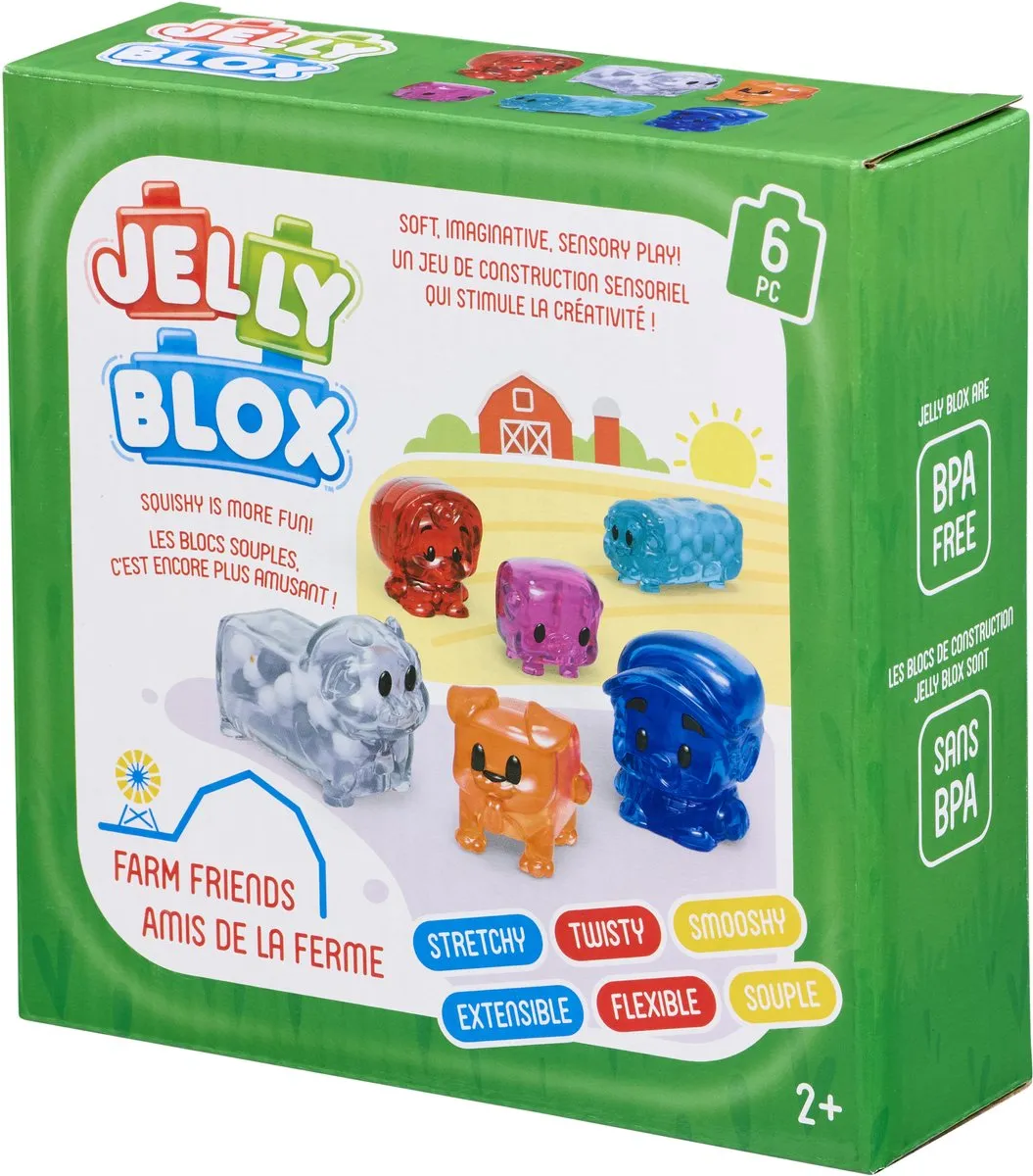Goliath Jelly Blox Farm Friends Constructiespeelgoed - 40+ Figuren - afbeelding 6 van 6