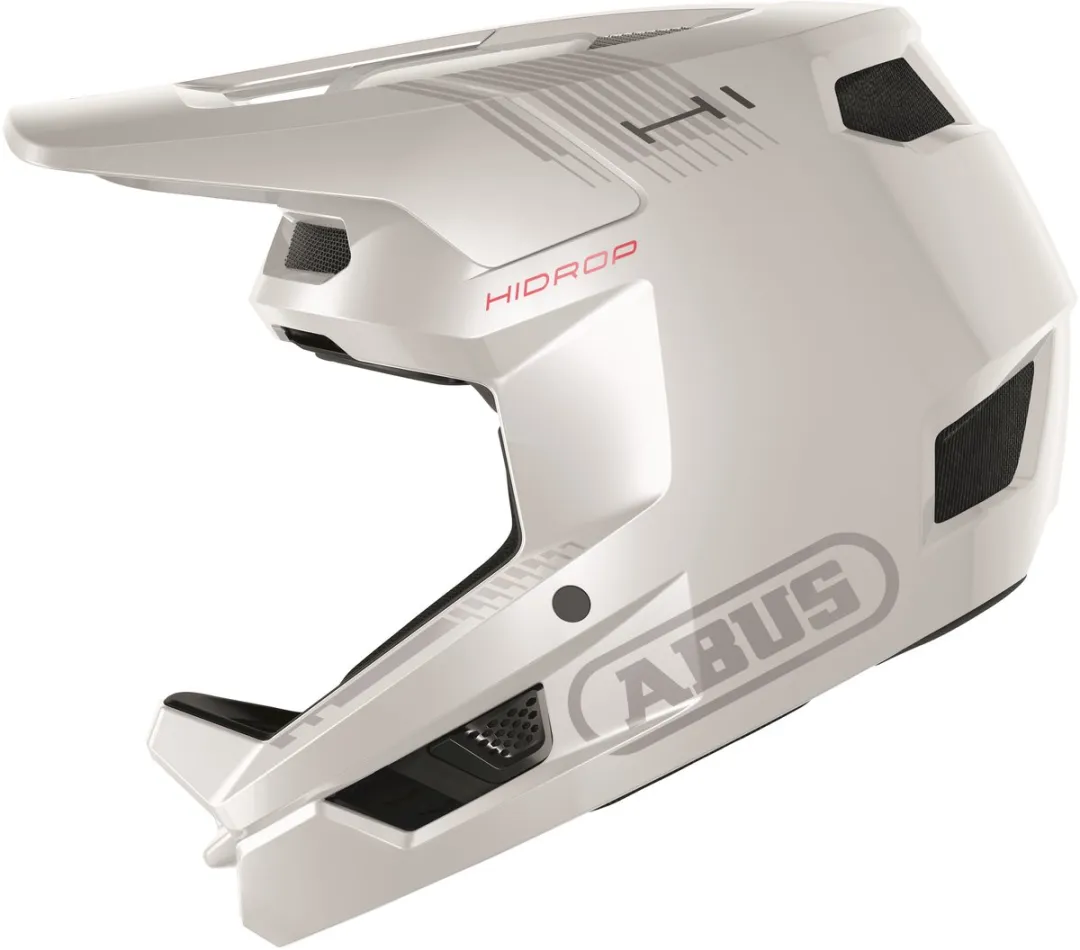 ABUS HiDrop Helm XL - 61-62cm - Glanzend wit