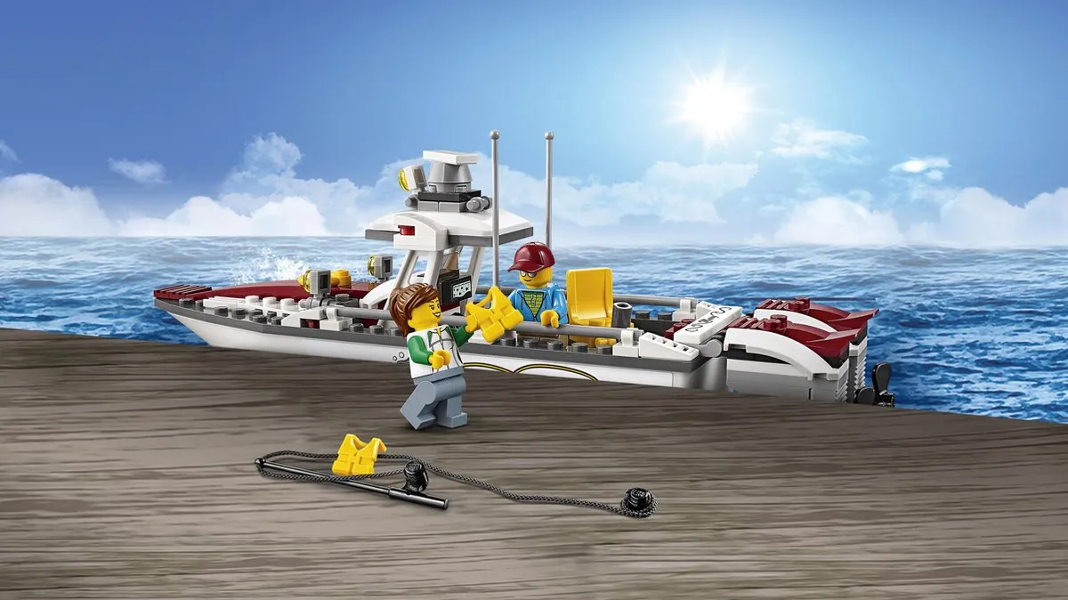 LEGO City Vissersboot 60147 - 2 Minifiguren