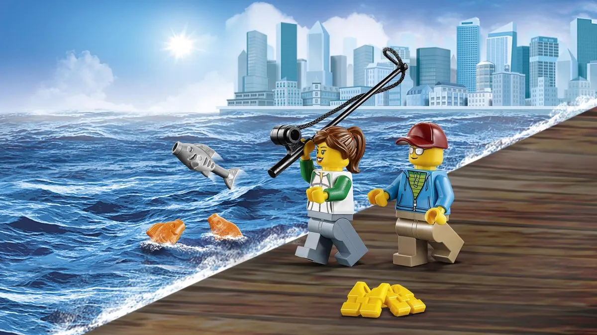 LEGO City Vissersboot 60147 - 2 Minifiguren