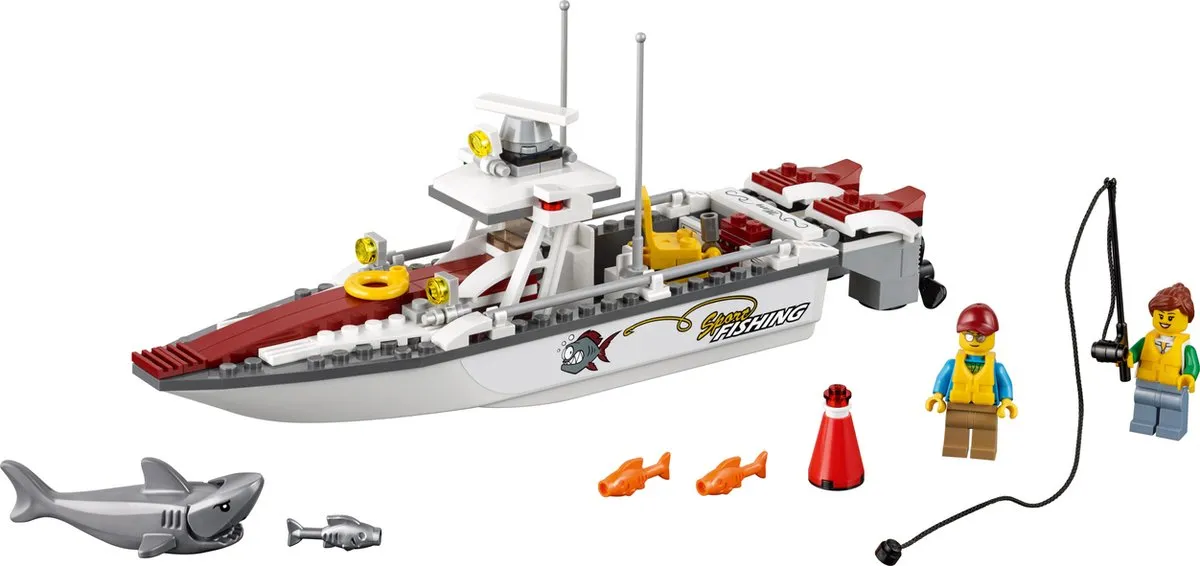 LEGO City Vissersboot 60147 - 2 Minifiguren