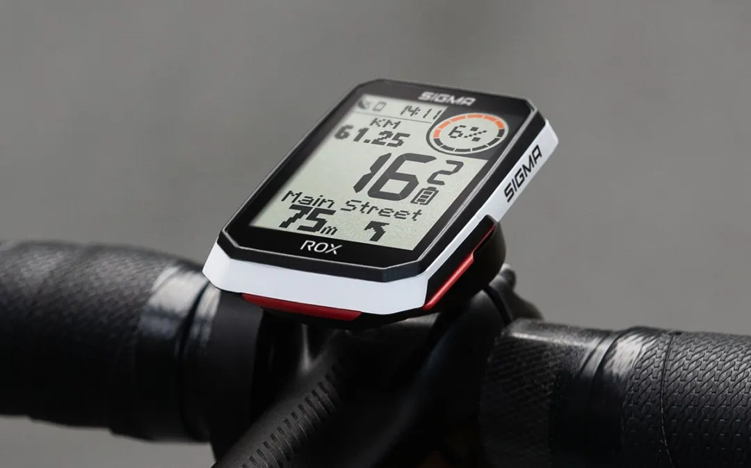 Sigma ROX 4.0 GPS HR Fietscomputer - wit