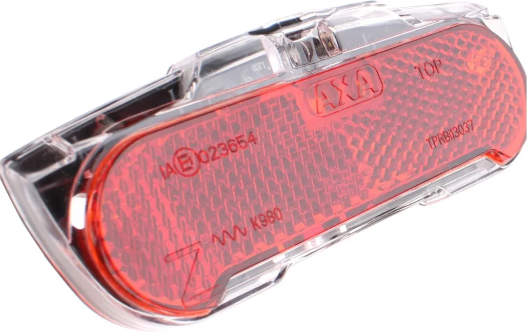 AXA Slim Steady Achterlicht Dynamo - 600m Zichtbaarheid - Rood