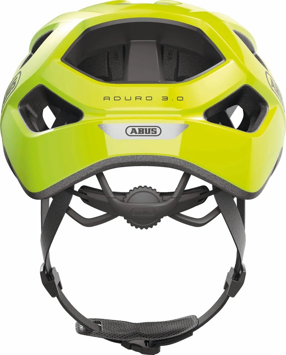 ABUS Aduro 3.0 Fietshelm - L 58-62cm - Signalyellow