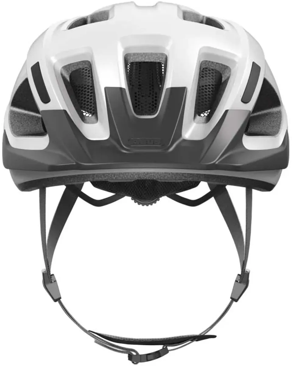 ABUS Aduro 3.0 LED Fietshelm - M 52-58cm - Wit