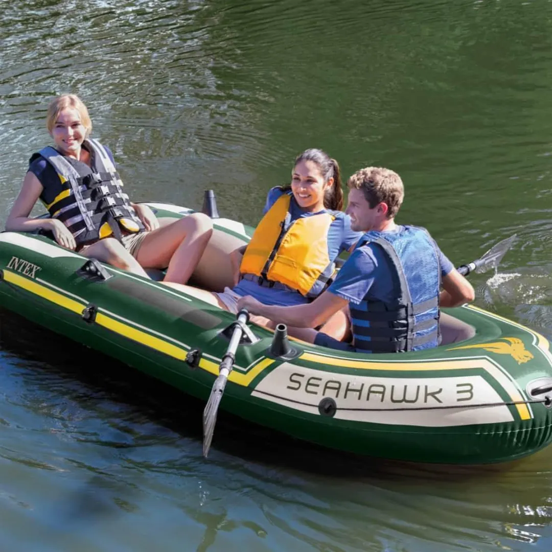 Intex Seahawk 3 Opblaasboot 295x137x43cm - Groen