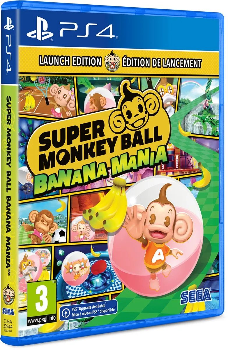 Sega Super Monkey Ball Banana Mania PS4 - Launch Edition