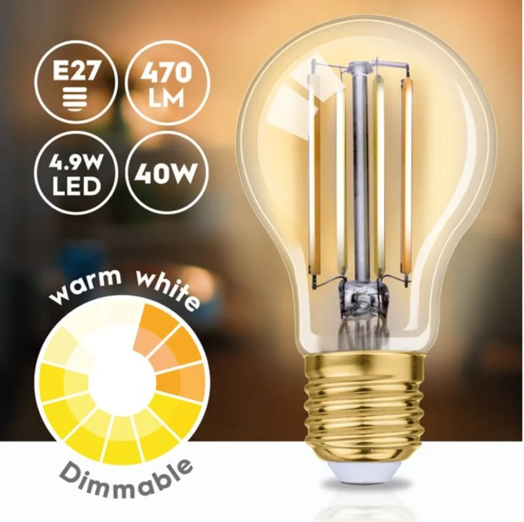 Alpina WiFi Smart E27 LED-lamp 4,9W - 470 Lumen