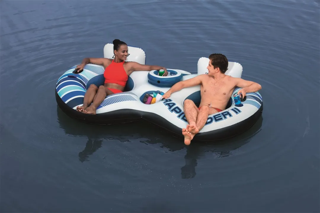 Bestway Hydro-Force Rapid Rider II Dubbele Rivier Band - 2 Personen - Blauw - afbeelding 2 van 6