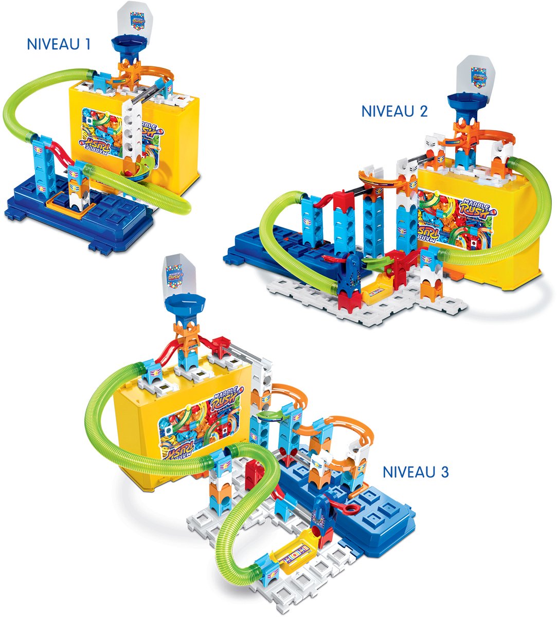 VTECH MARBLE RUSH - BOUW- EN OPSLAGDOOSSET M400