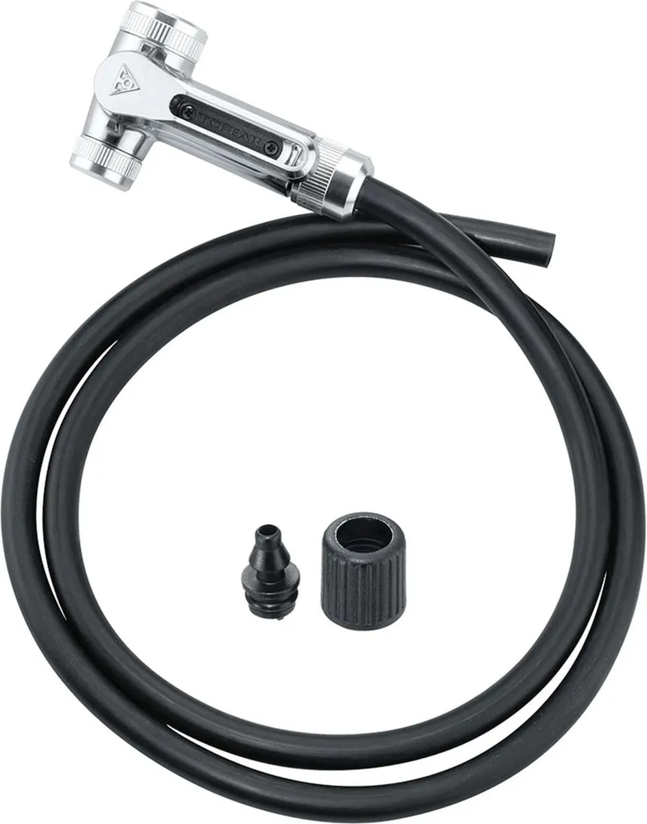 Topeak TwinHead DX1 Upgrade Set - Fietspompkop - Zwart