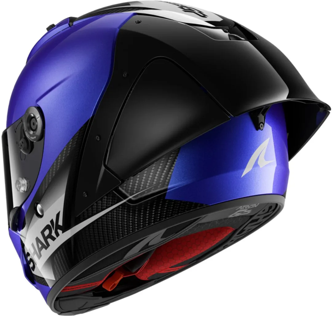 Shark Aeron-GP Blank SP DBA Carbon Helm - M - Blauw