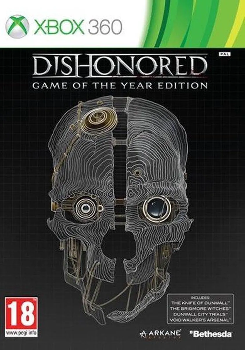 Bethesda Dishonored Game of the Year Edition Xbox 360