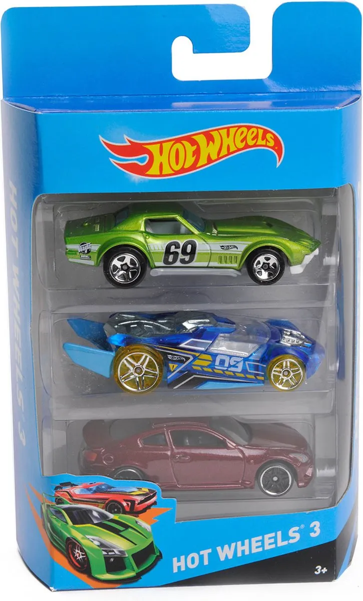 Hot Wheels Diecast 3 Autoset K5904