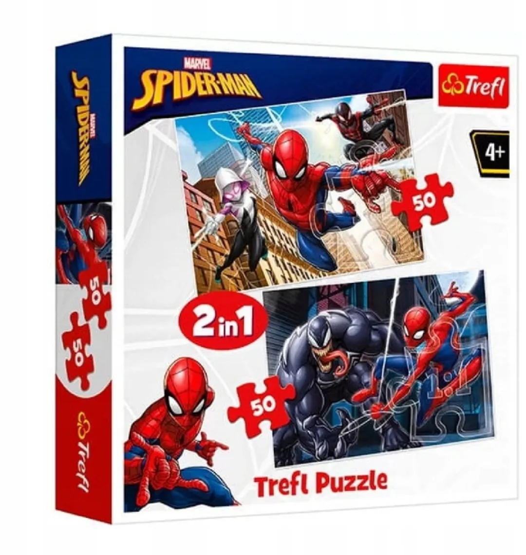 Trefl Spider-Man 2-in-1 Puzzel 100 Stuks