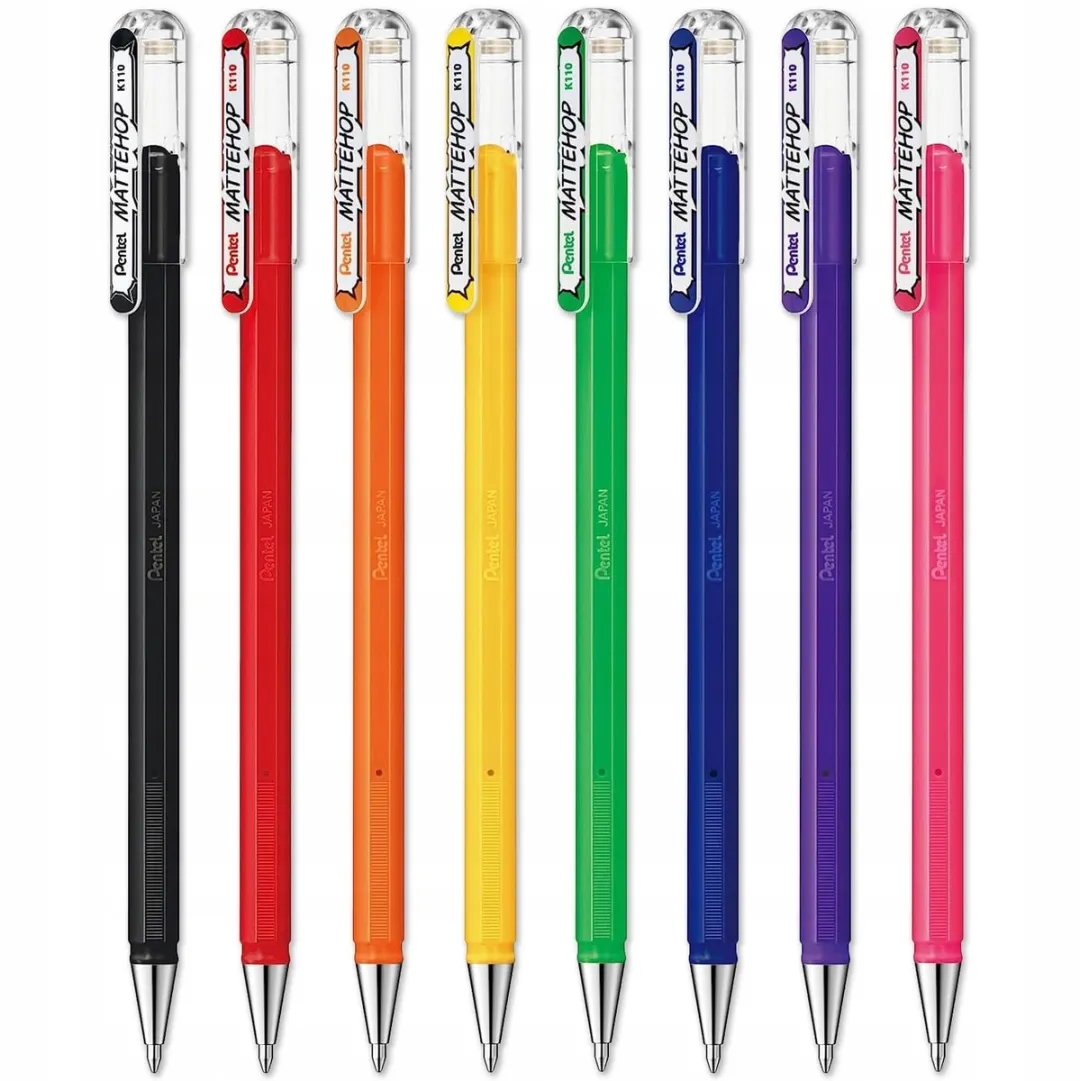 Pentel Mattehop Gelpennen 1.0mm - 4 Stuks Multicolor