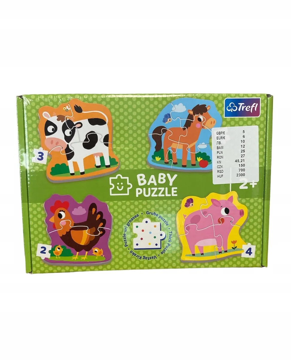Trefl Babyboerderijdieren Puzzle 14 Stuks