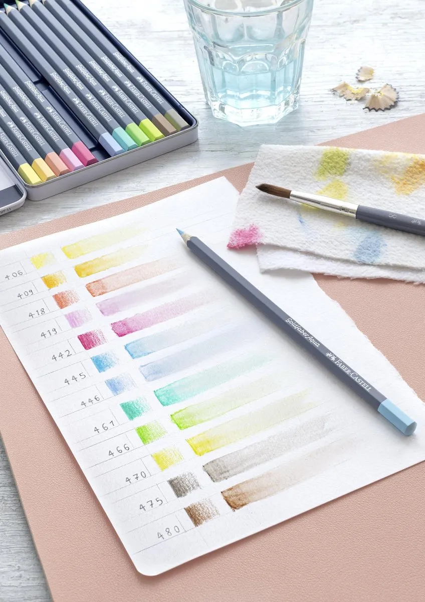 Faber-Castell Goldfaber Aqua Kleurpotlood 7mm - Pastel Scarlet Rood