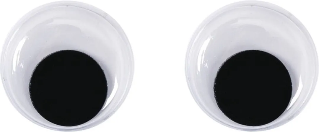 Rayher Wiebel Oogjes 15mm - 30 Stuks - Multi