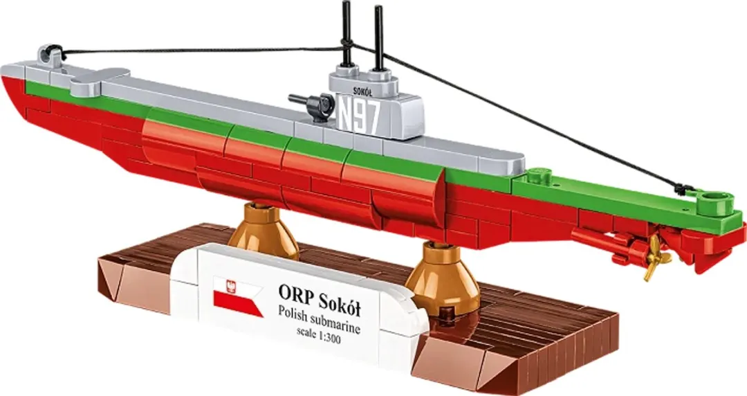 Cobi 4863 Polarisatie Onderzeeër ORP Sokół
