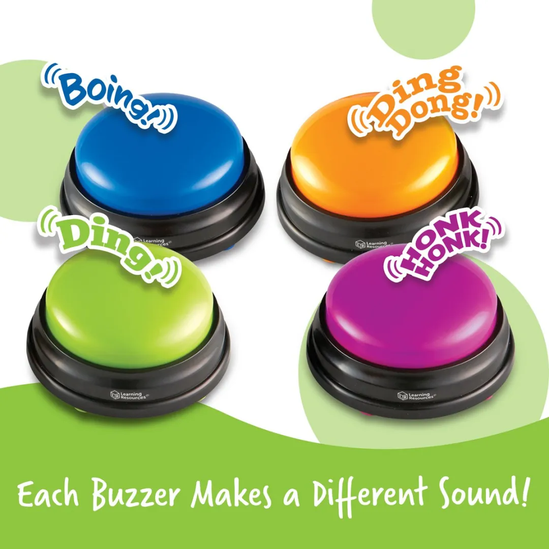 Learning Resources Antwoord Buzzers - 4 Stuks