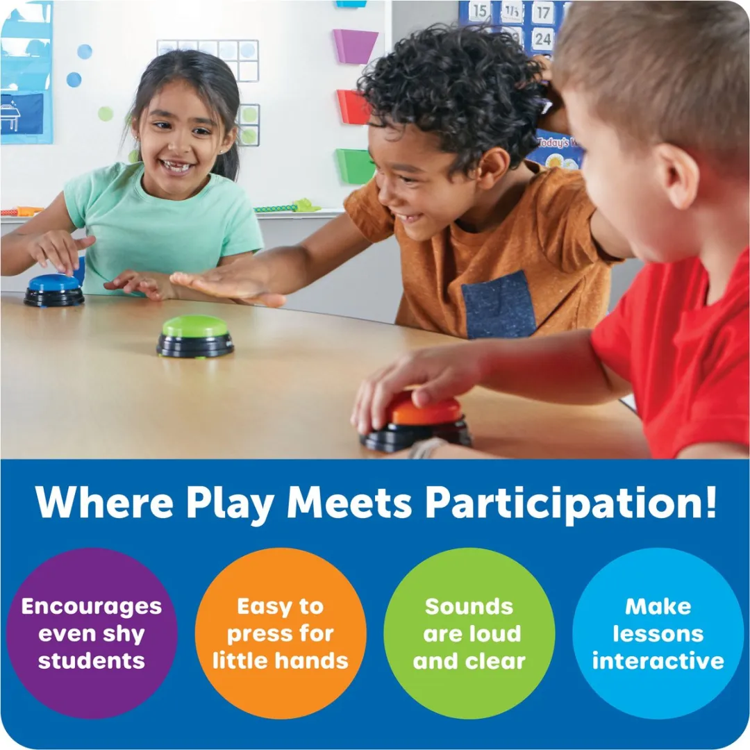 Learning Resources Antwoord Buzzers - 4 Stuks