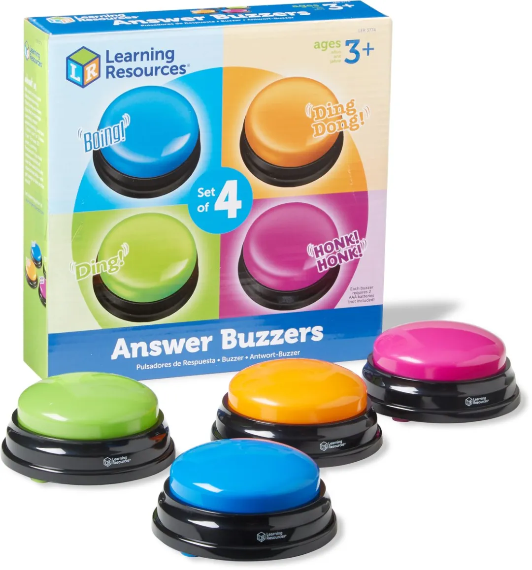 Learning Resources Antwoord Buzzers - 4 Stuks