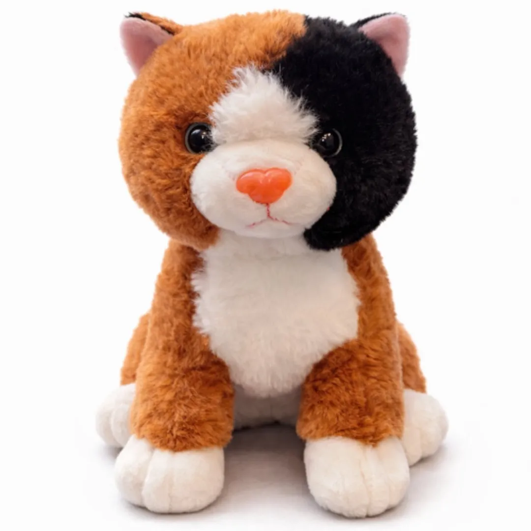 Topknuffels Kitten Kat Bruin Pluche Knuffel 20cm