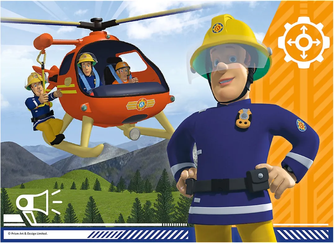 Trefl Brandweerman Sam miniMAXI Puzzel 20 Stuks - Meerkleurig